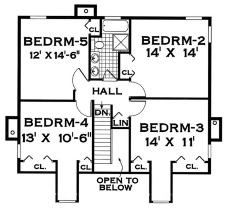 House Plan House Plan #253 Drawing 2