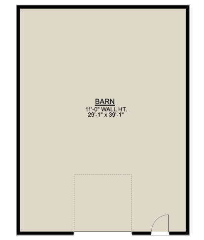 Garage Floor for House Plan #5032-00082