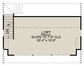 Loft for House Plan #5032-00083