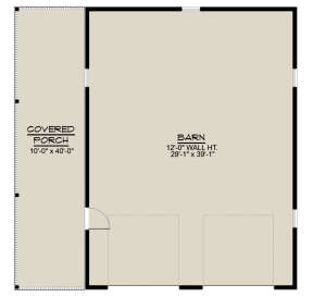 Garage Floor for House Plan #5032-00085