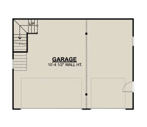 Garage Floor for House Plan #5032-00086