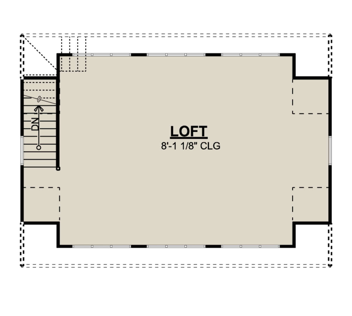 Loft for House Plan #5032-00086
