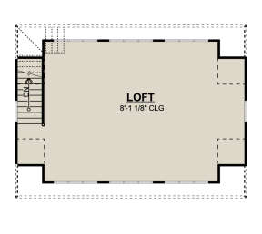 Loft for House Plan #5032-00086