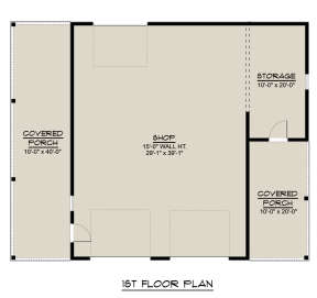 Garage Floor for House Plan #5032-00087