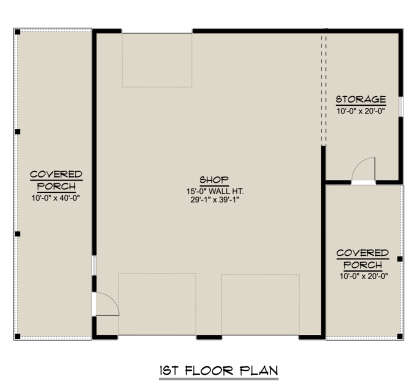 Garage Floor for House Plan #5032-00087