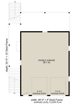 Garage Floor for House Plan #940-00323