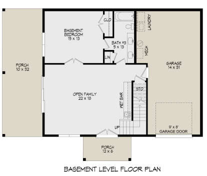 Basement for House Plan #940-00324