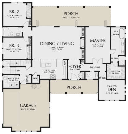 Main Floor for House Plan #2559-00920