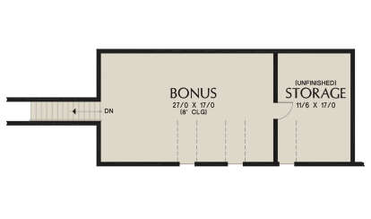 Bonus Room for House Plan #2559-00920