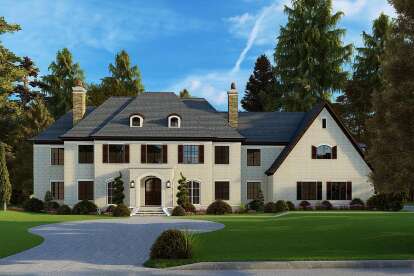 European House Plan #8318-00192 Elevation Photo