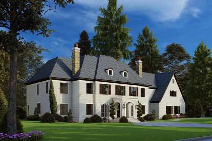 European House Plan #8318-00192 Elevation Photo