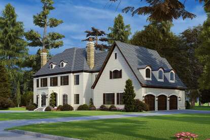 European House Plan #8318-00192 Elevation Photo