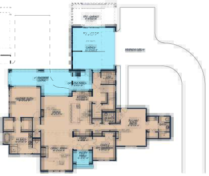 Main Floor for House Plan #8318-00193