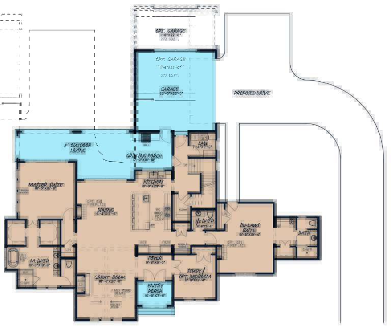 House Plan House Plan #25315 Drawing 1