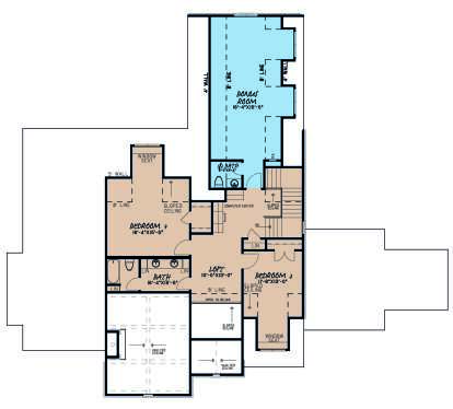 Second Floor for House Plan #8318-00193