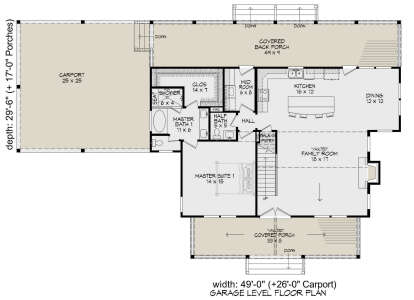 House Plan House Plan #25317 Drawing 1