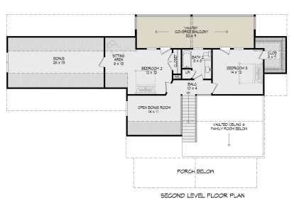 Second Floor for House Plan #940-00326