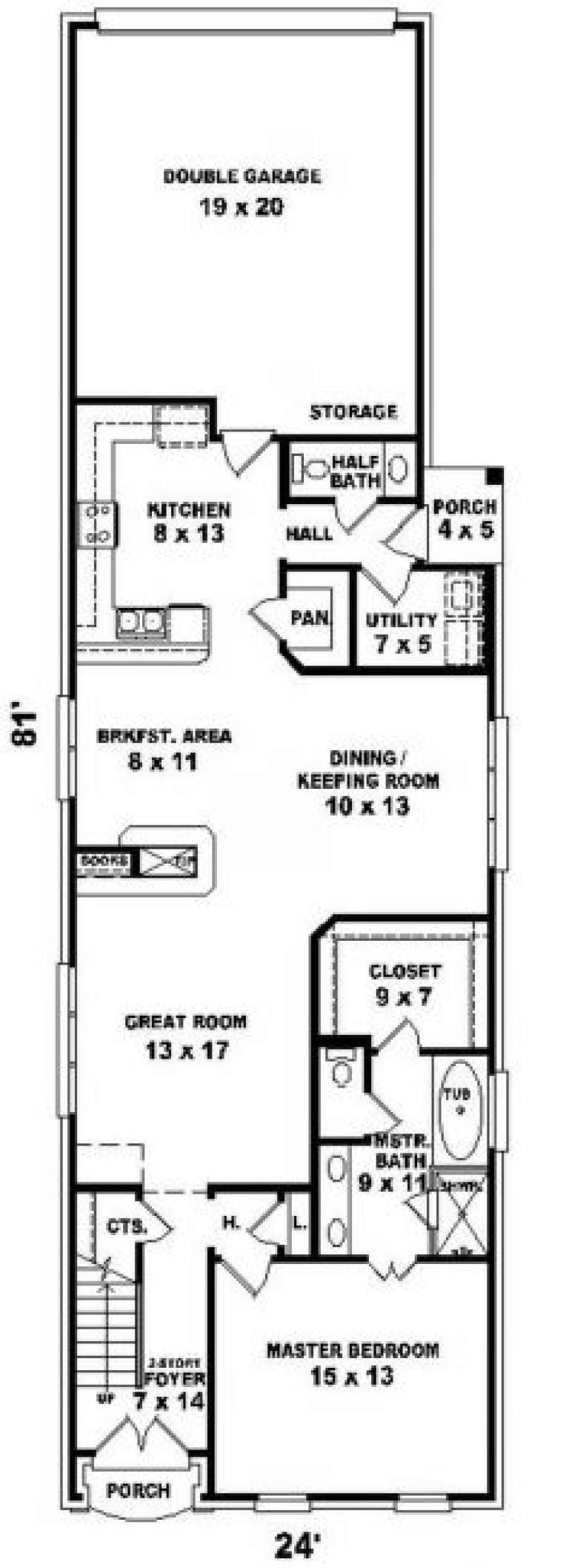 House Plan House Plan #2532 Drawing 1