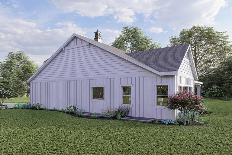 Modern Farmhouse House Plan #8768-00001 Elevation Photo