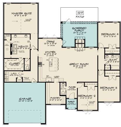 House Plan House Plan #25323 Drawing 1