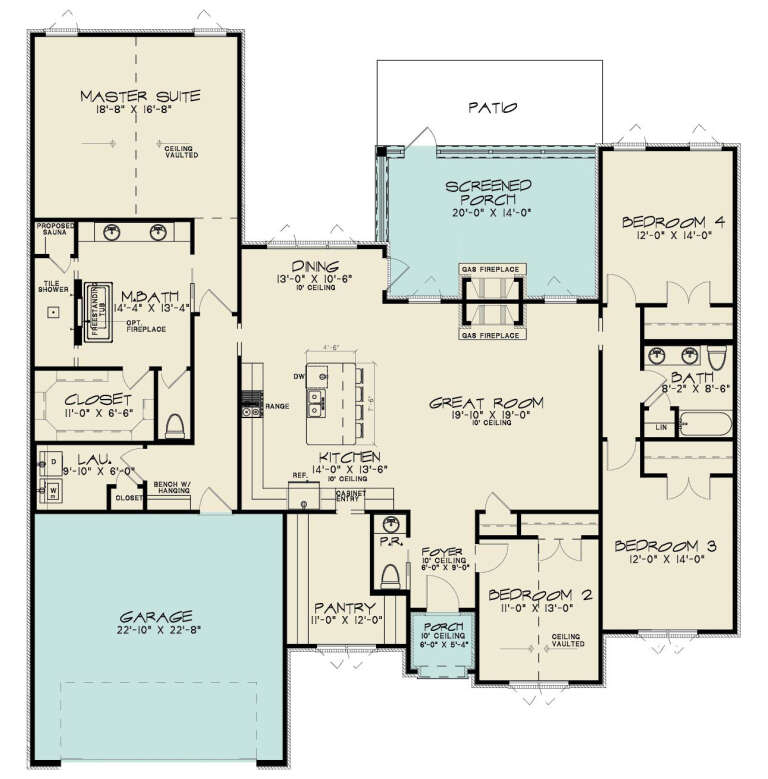 House Plan House Plan #25323 Drawing 1