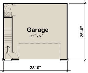 Garage Floor for House Plan #402-01685