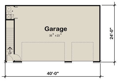 Garage Floor for House Plan #402-01687