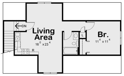 Second Floor for House Plan #402-01687