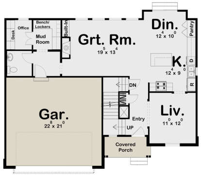Main Floor for House Plan #963-00496