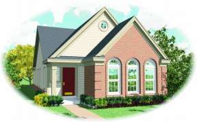 Traditional House Plan #053-00266 Elevation Photo