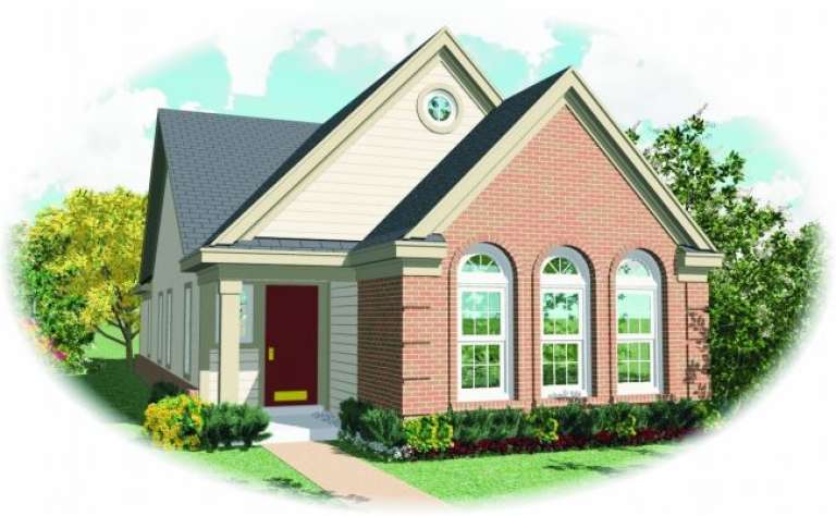 Traditional House Plan #053-00266 Elevation Photo