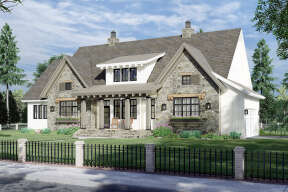 Modern Farmhouse House Plan #098-00327 Elevation Photo