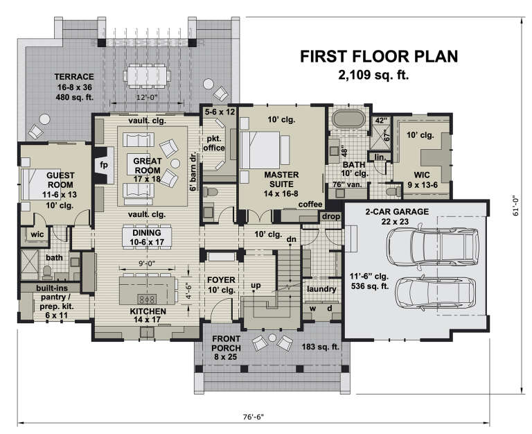 House Plan House Plan #25330 Drawing 1