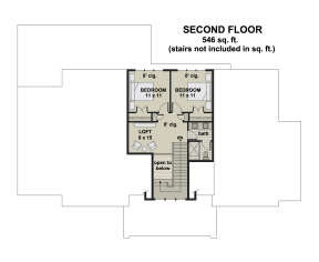 Second Floor for House Plan #098-00327