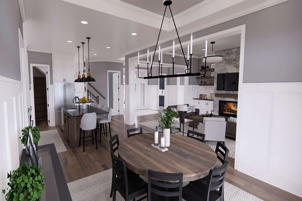 ♡ページ Modern Farmhouse Plan: 2,112 Square Feet, 3 Bedrooms, 2