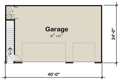 Garage Floor for House Plan #402-01690