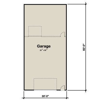Garage Floor for House Plan #402-01693