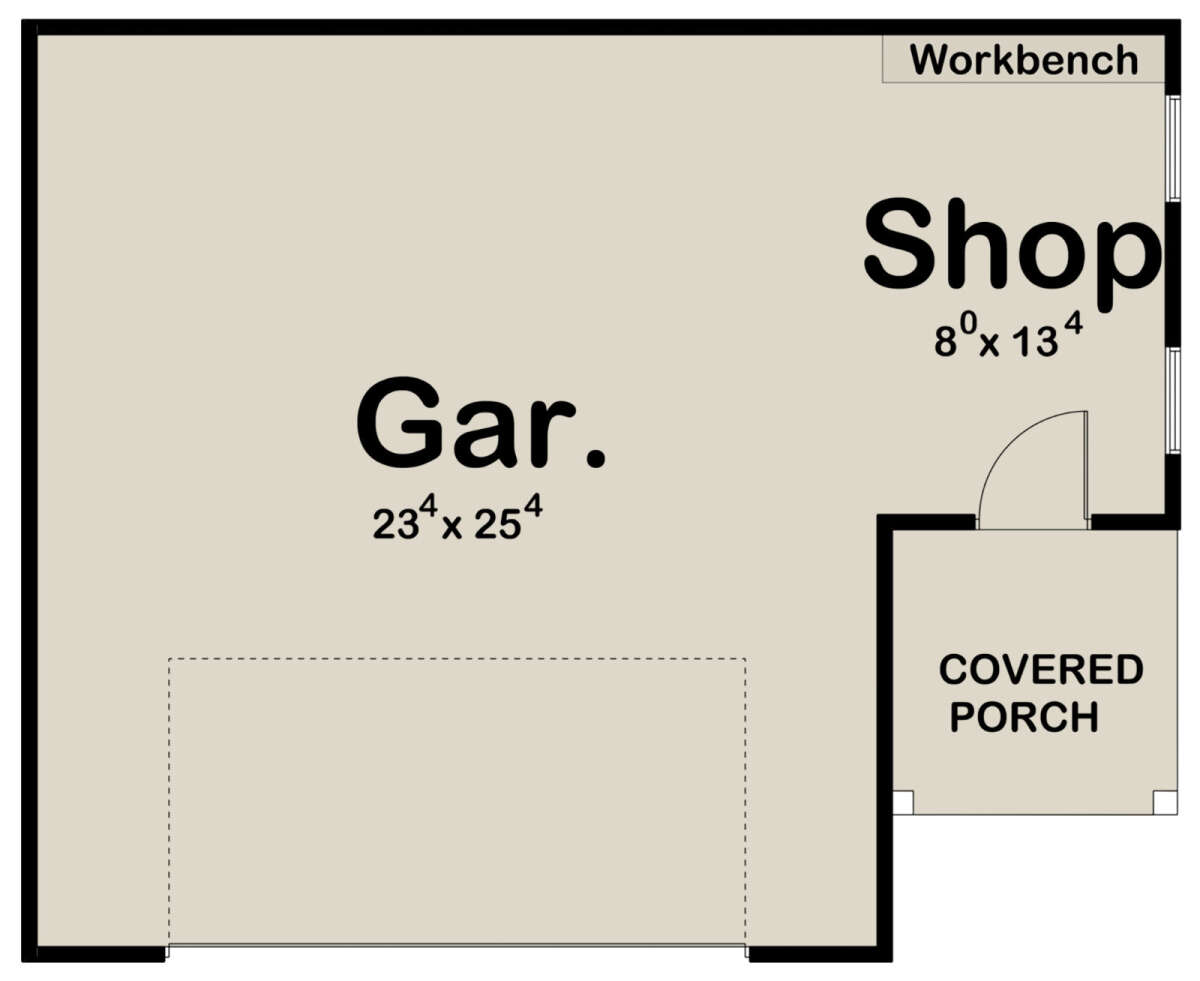 Garage Floor for House Plan #963-00497