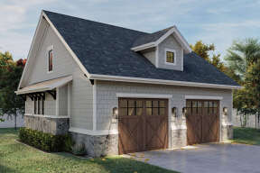 Craftsman House Plan #963-00499 Elevation Photo