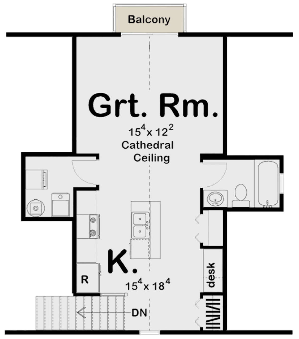 Second Floor for House Plan #963-00499