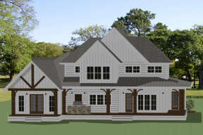 Modern Farmhouse House Plan #6849-00103 Elevation Photo