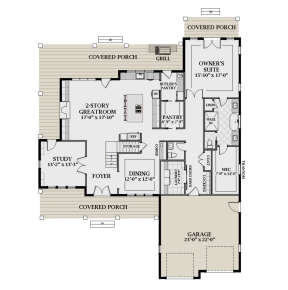 Main Floor for House Plan #6849-00103