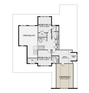Second Floor for House Plan #6849-00103