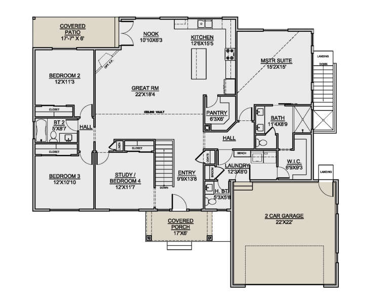 House Plan House Plan #25342 Drawing 1