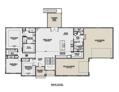 Main Floor for House Plan #7306-00025