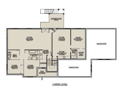 Basement for House Plan #7306-00025