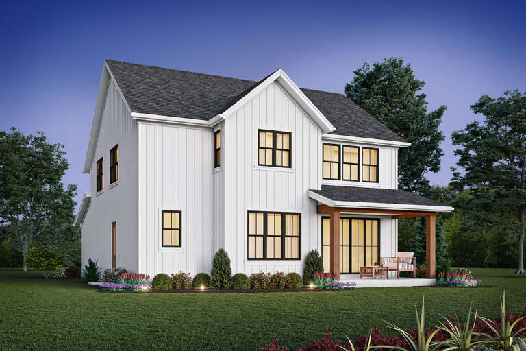 Modern Farmhouse House Plan #2559-00922 Elevation Photo