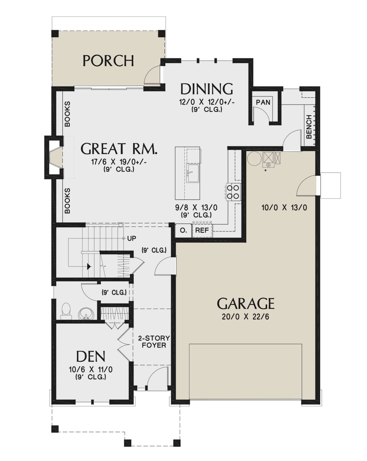 Main Floor for House Plan #2559-00922
