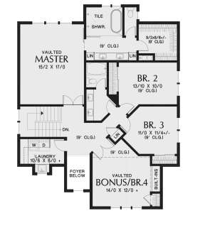 Second Floor for House Plan #2559-00922