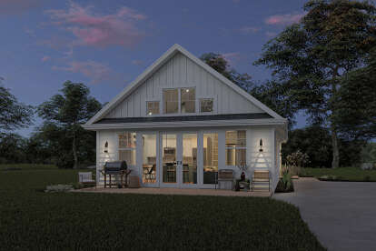 Modern Farmhouse House Plan #1462-00032 Elevation Photo